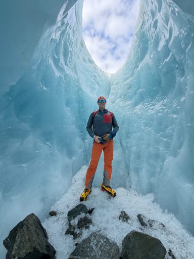 Inside the Tasman Glacier - Mt Cook National Park NZ